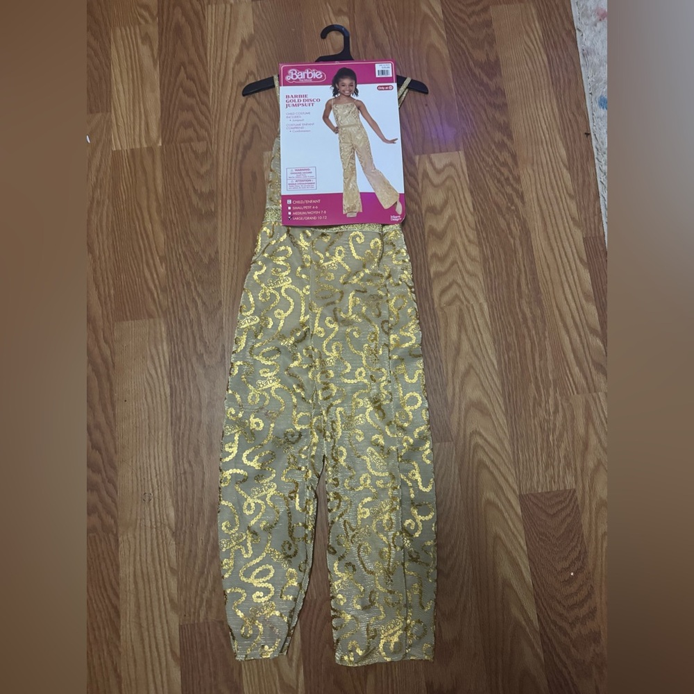 Barbie Gold jumpsuit brand new